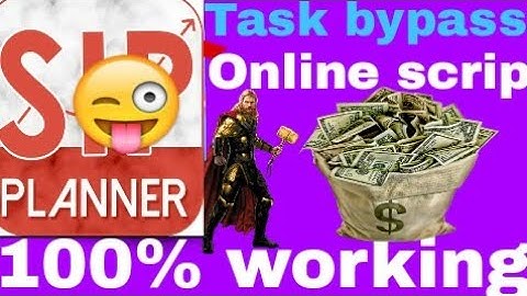 SIP PLANNER online script task bypass