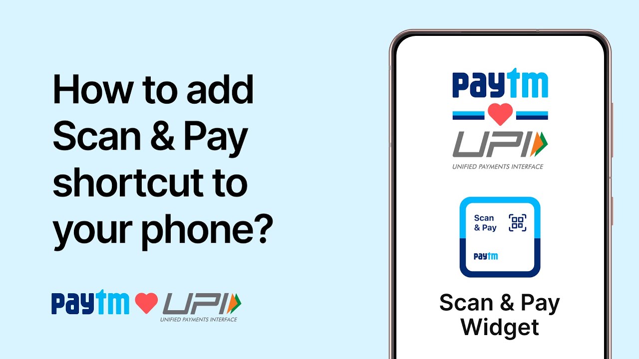 How to Use Scan & Pay Widget on Paytm | Quick Payments Made Easy | By ...