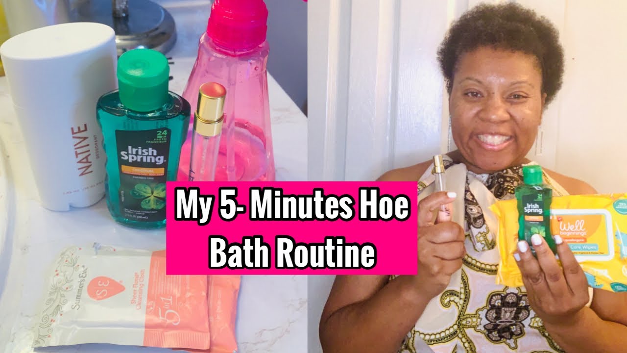 5-MINUTE FRESHEN UP ROUTINE | My 5-Minute Hoe Bath To Help You SMELL ...