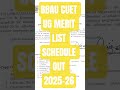 📢 BBAU CUET UG Merit List 2025 Kab Aayegi? 🤔 Full Update Yahi Hai! 🔥#cuetpg2025