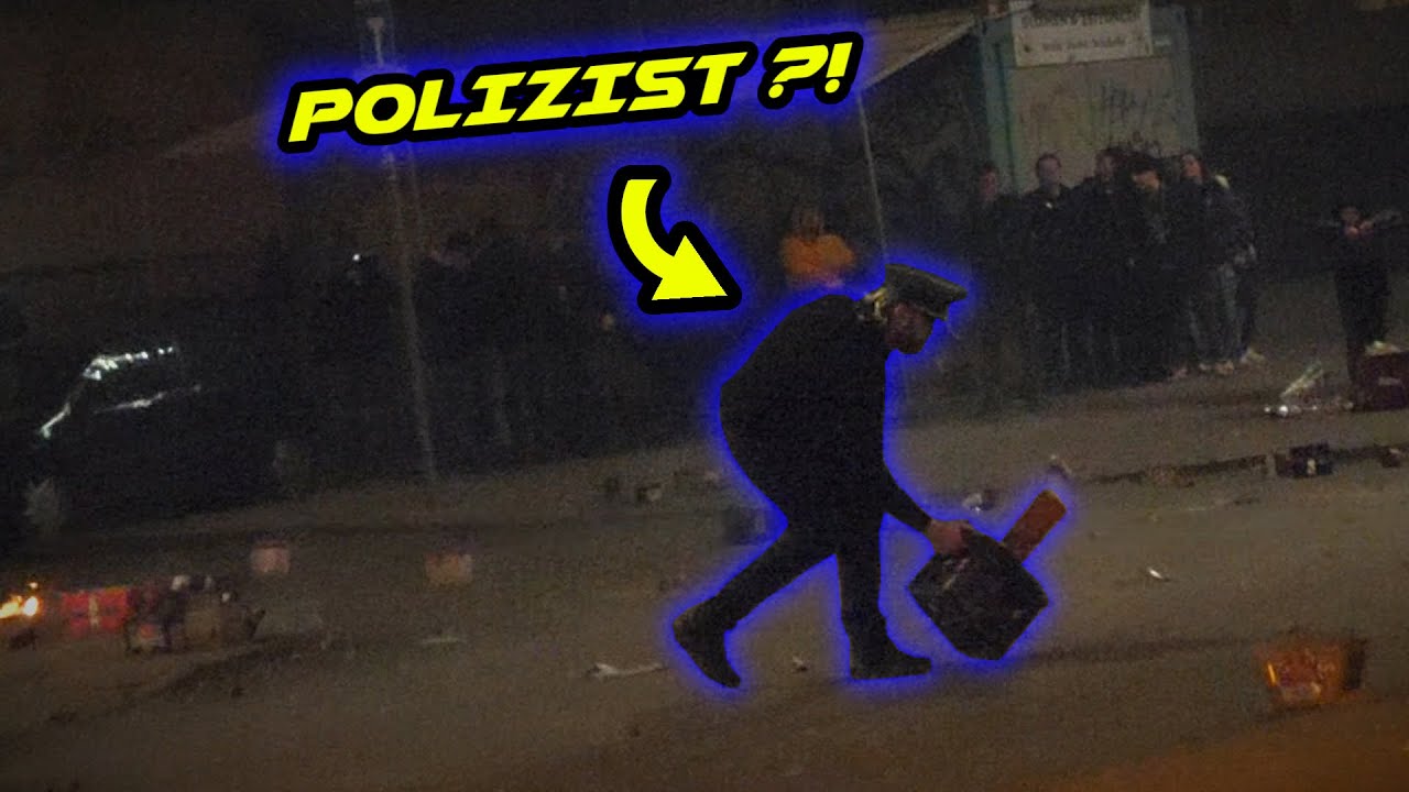 POLIZIST zündet KUGELBOMBEN an SILVESTER um 