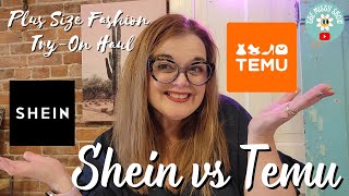 Shein VS Temu: Plus Size Fashion Try-On Haul! HONEST REVIEW!