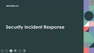Security Operations (Security Incident Response) Demo