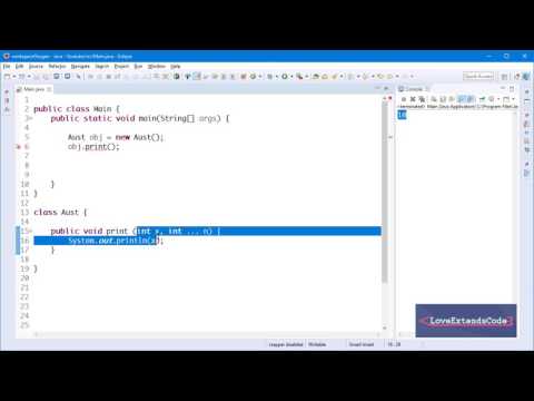 Java More on Variable Arguments - Overloading, Ambiguity  (Bangla | বাংলা)