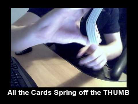 Card Springing Tutorial - Flourishes
