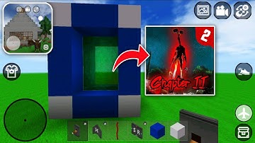 How to Make PORTAL to SIREN HEAD in MINI BLOCK CRAFT 3D