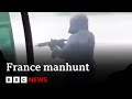 France manhunt cameras record brutal ambush as drug boss freed and guards shot dead  bbc news
