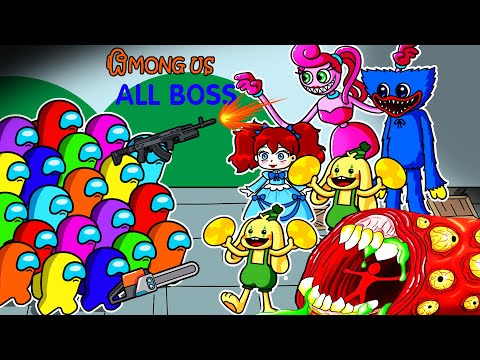 어몽어스 VS TRAIN EATER VS POPPY PLAYTIME Full Episodes | Among Us Animation
