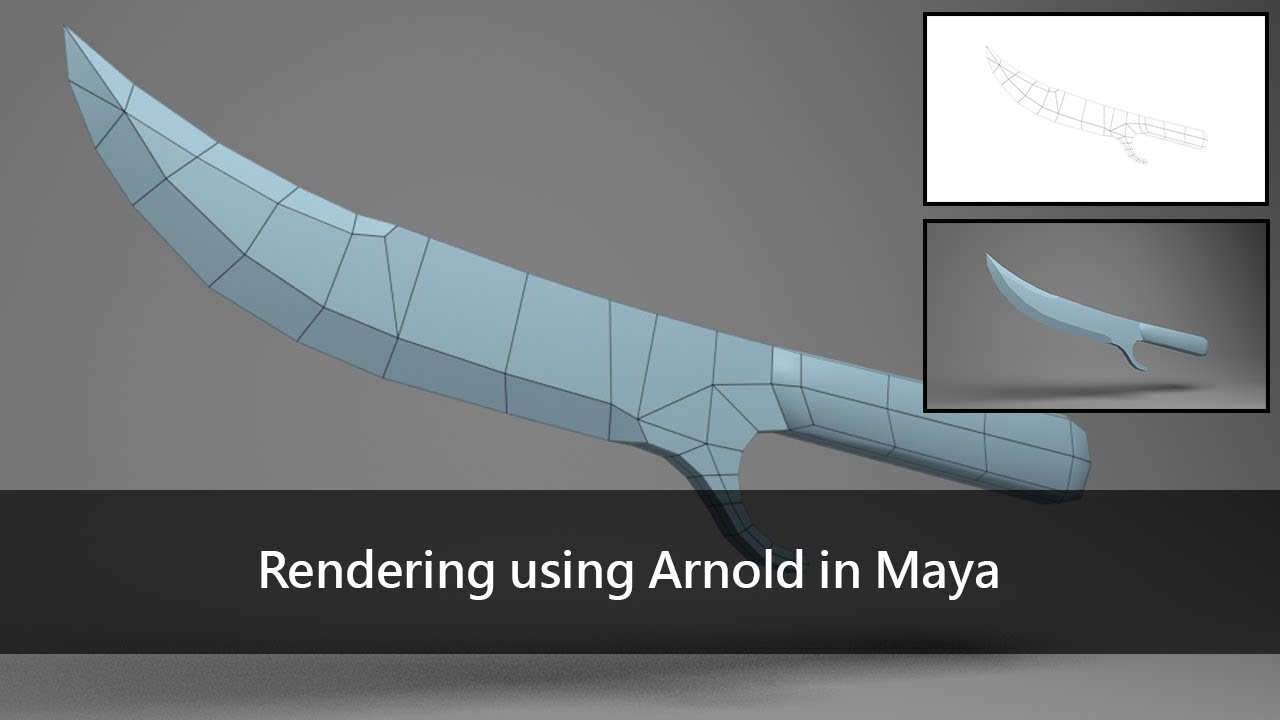 Rendering using Arnold in Maya - YouTube
