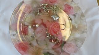 Audio Stand w Clear Glass Shelves DIY Serving Plate Personalized Beautiful Easy Fun Make It Yourself