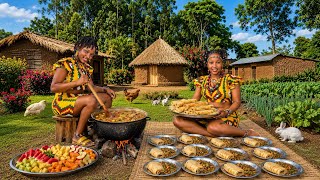 🌧️ Sudden Rain Changed Everything!🛖🌿African Village Life & Soft Homemade Pancakes 🥞 For Breakfast 🍲 screenshot 4