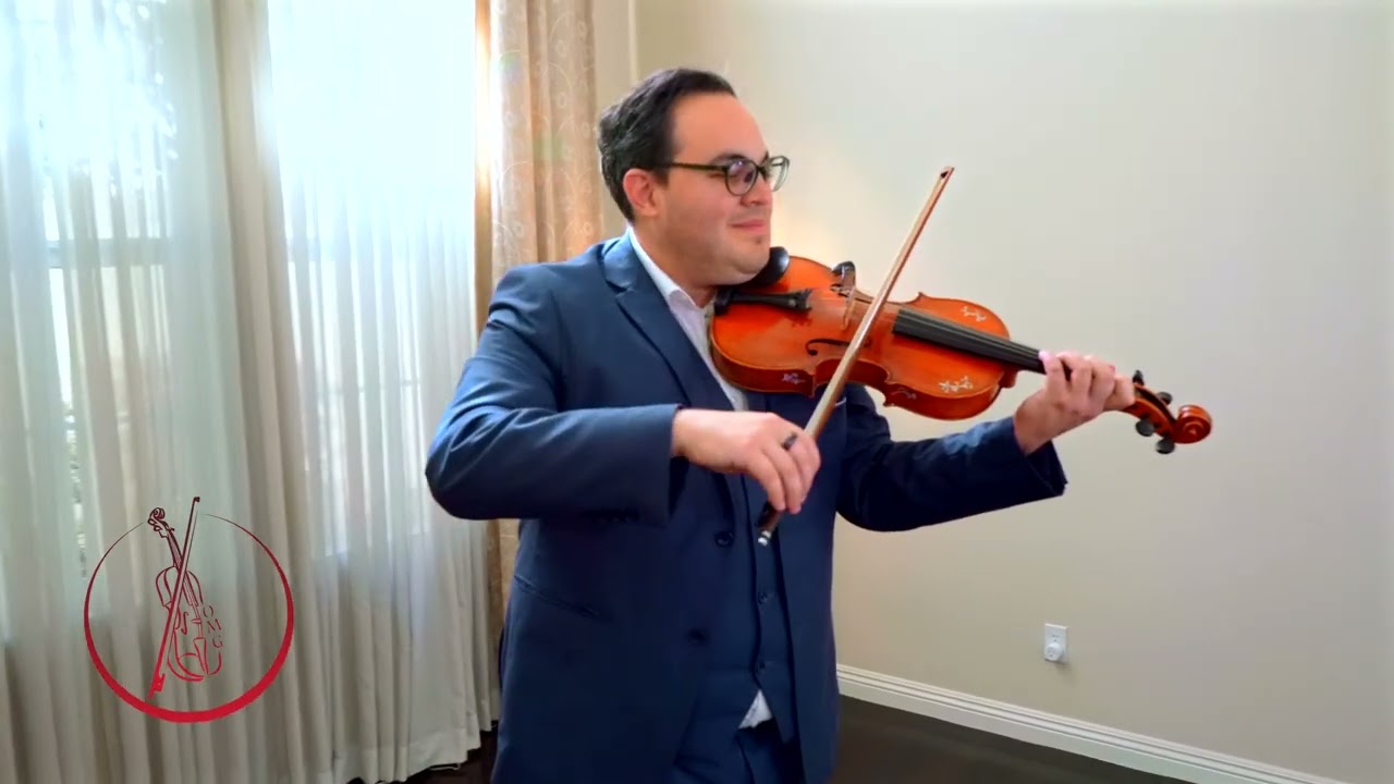 Nico performing Goodness of God on solo violin in San Diego