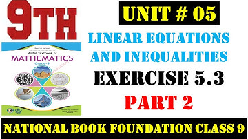 Ex 5.3 Class 9 |Part 2 | Class 9 Maths Chapter 5 Ex 5.3 | Exercise 5.3 Math Class 9 | NBF | Math Hub