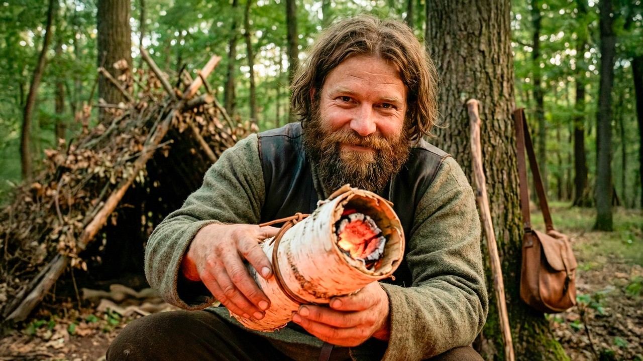 Как "примитивный" костер средневекового путешественника продержался 12 часов без топлива