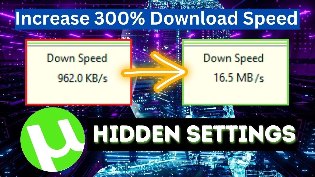 How To Speed Up uTorrent Download   Boost Download Speed 300 More