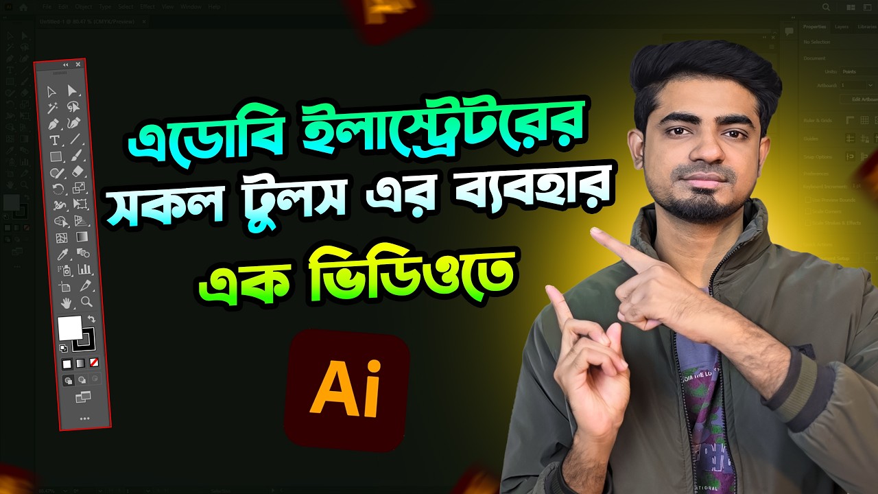 Adobe illustrator all tools tutorial in bangla | Adobe illustrator all ...