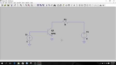 SIMULASI KURVA KARAKTERISTIK TRANSISTOR MENGGUNAKAN LT SPICE