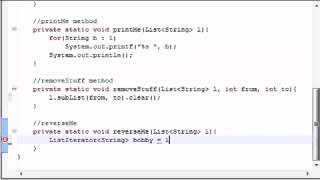 07   Intermediate Java Tutorial   7   LinkedList Program