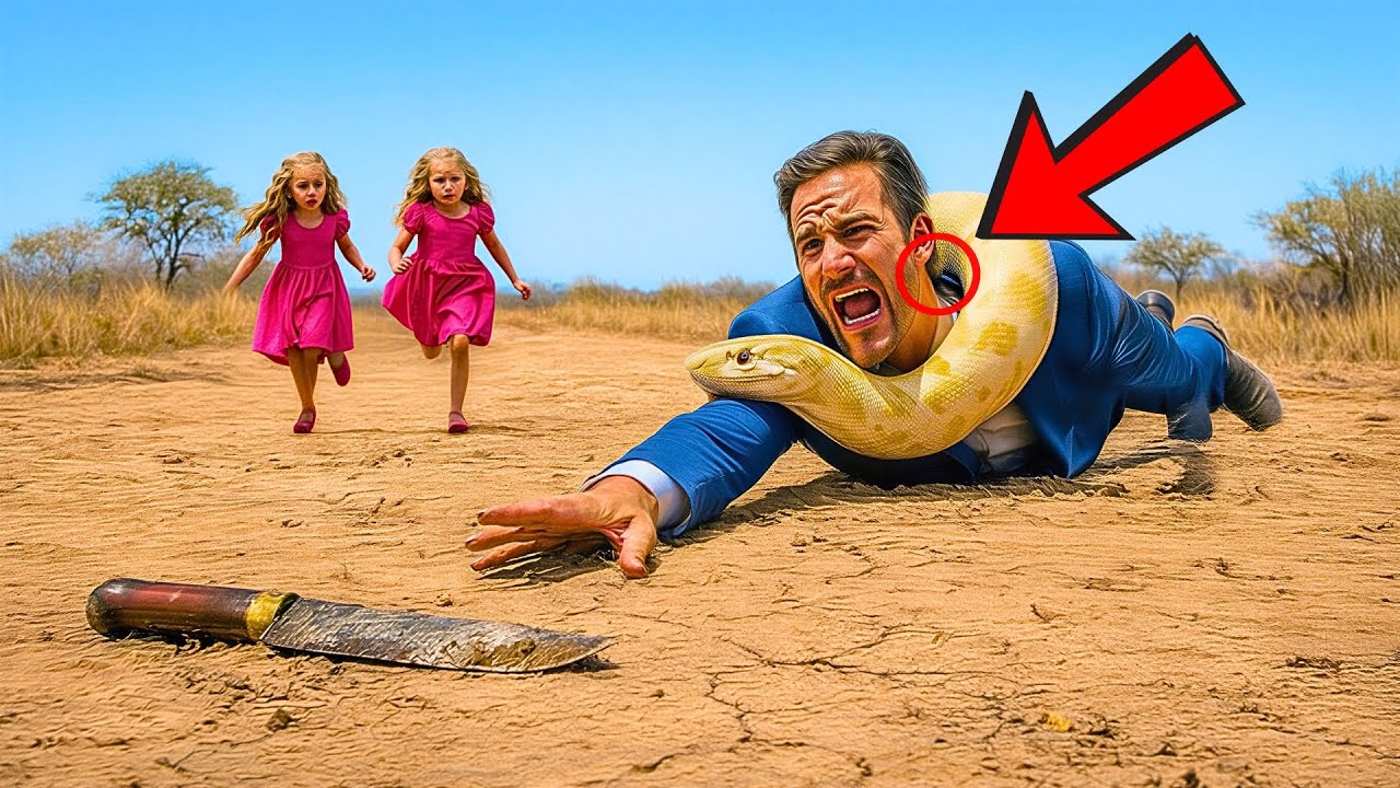 GEMENELE VĂD UN MILIONAR CU UN ȘARPE LA GÂT PE PUNCTUL DE A MURI, ATUNCI FAC ASTA...