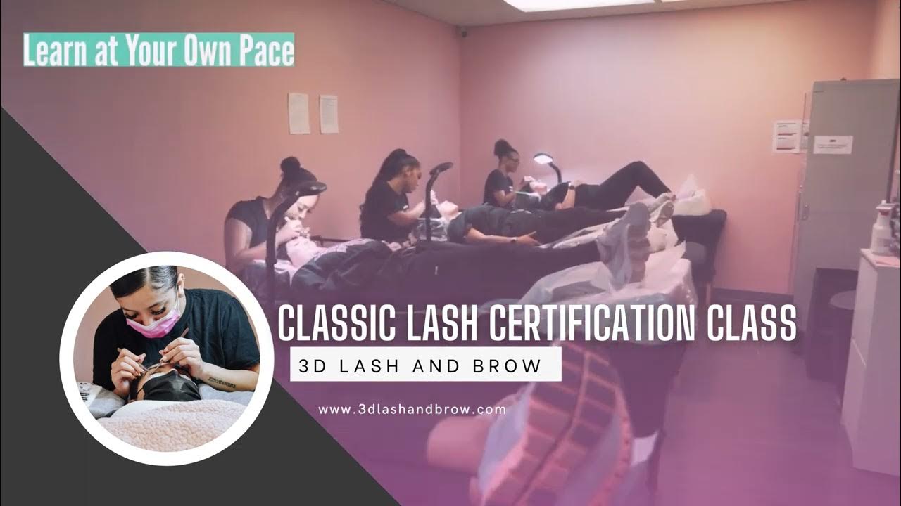 Classic Lash Certification class promo lashclass YouTube