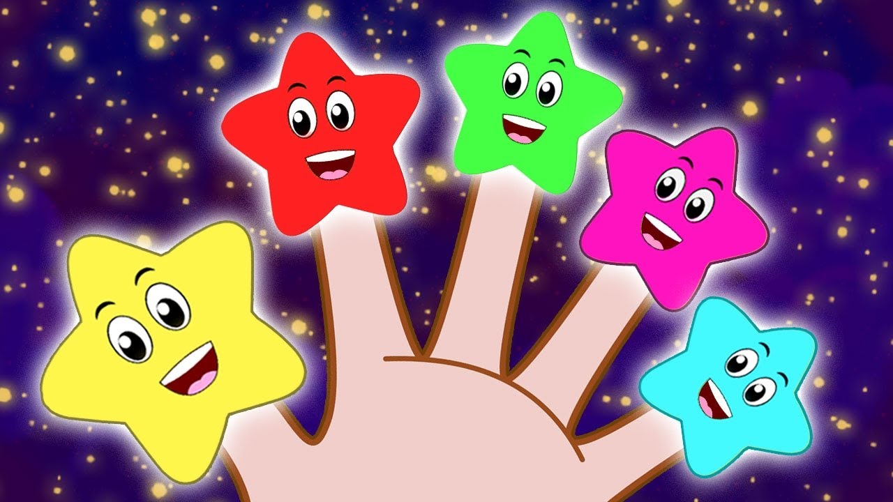 Star Finger Family   Learn Colors   Finger Family Rhymes Collection For Kids