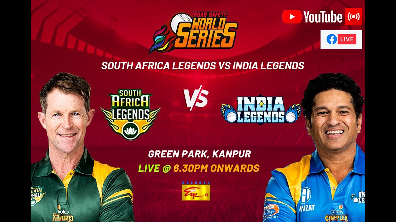 Road Safety World Series 2022 India Legends vs South Africa Legends Match 01 2022-09-10