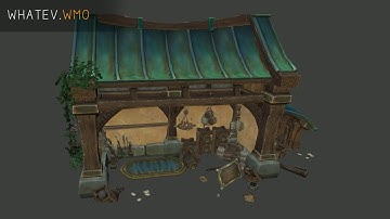 Import Warcraft buildings to Blender with Wow Export (read description)