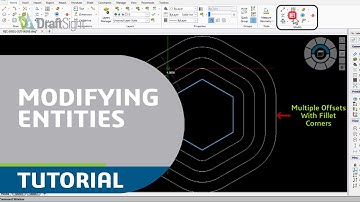 Create Multiple Offset of Entity with Specific Fillet Radius  from Toolbar