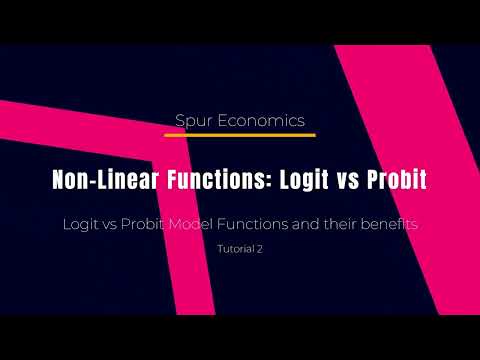 Tutorial 2 - Non linear Functions: Logit vs Probit