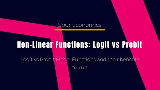 Tutorial 2 - Non linear Functions: Logit vs Probit