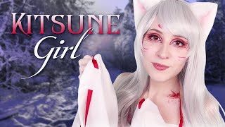 ASMR Roleplay - Sweet Kitsune-Girl ~ Enchanted Winter-Wonderland Forest