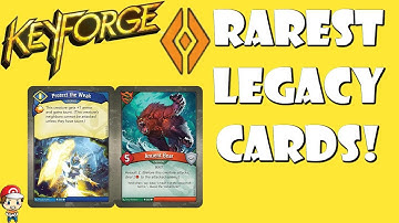 The Rarest Legacy Cards in Keyforge (& The Most Common)