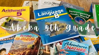 ABEKA 5th Grade Homeschool Curriculum! | Flip Through | Review
