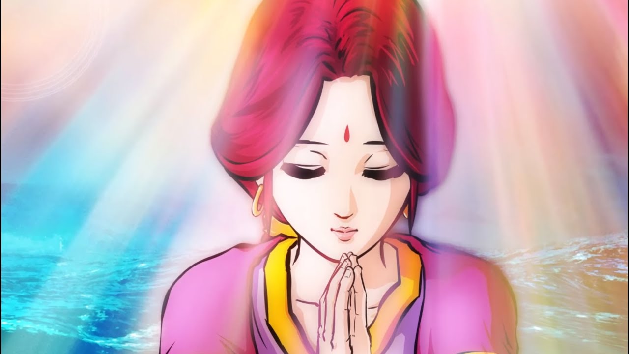 地藏菩薩的故事 - 光目救母 Bright eyes Rescuing Her Mother