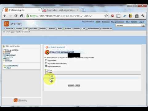 Legge til læreplanmål i it's learning
