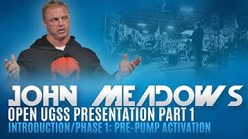 John Meadows Open UGSS Presentation | Part 1 - elitefts.com