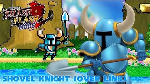 SSF2 v9b Mods Showcase: Shovel Knight (over Link) (by Richard Mohos) (Read the Description!)
