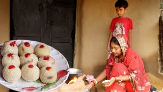 ঘরে থাকা সামান্য কিছু উপকরণে দারুন মজার এই লাড্ডু রেসিপি || Bengali sweet recipe || Popi Kitchen