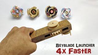 How to Make Your Beyblade 4x Faster with This Launcher - DIY