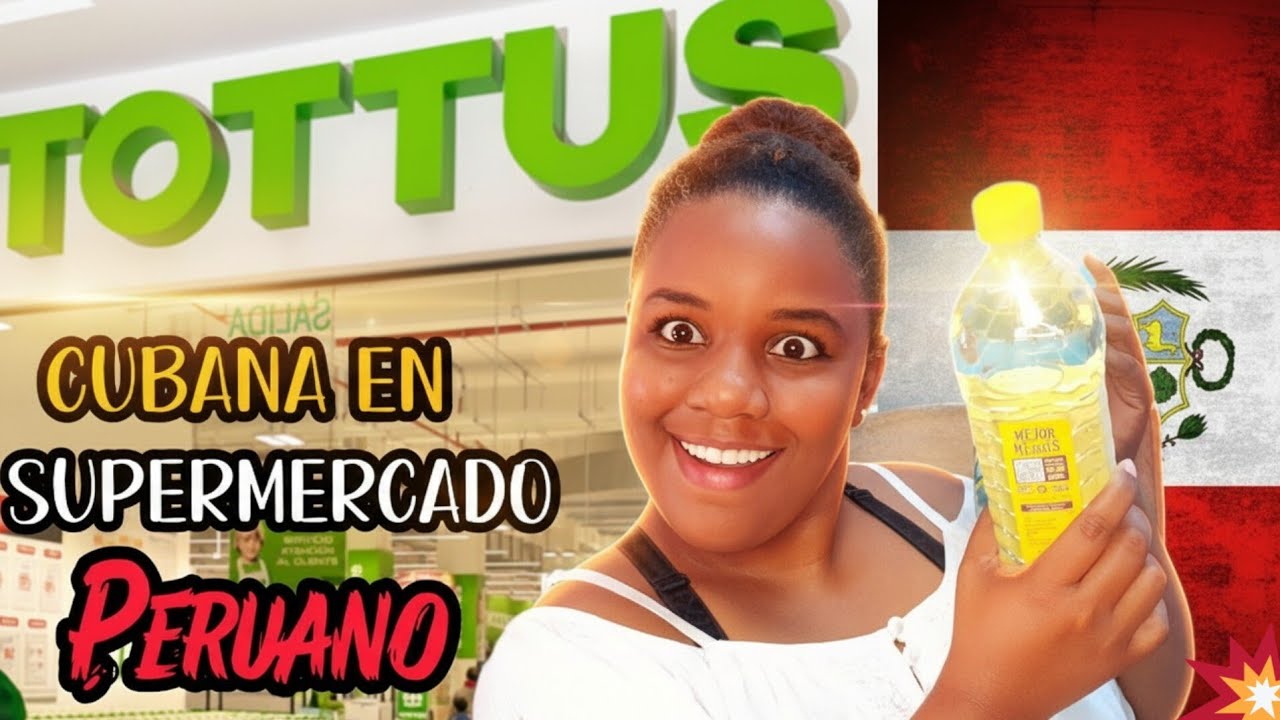 🇨🇺Cubana REACCIONA por primera vez a supermercado peruano 🇵🇪 (No estaba preparada 😱🙏)