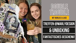 TREFFEN MIT @Marlydesign &amp; UNBOXING FANTASTISCHES GESCHENK! DOUBLE TROUBLE MIT MARLIES &amp; LUISE