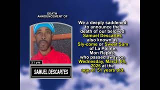Samuel Descartes ~ Short Obituary