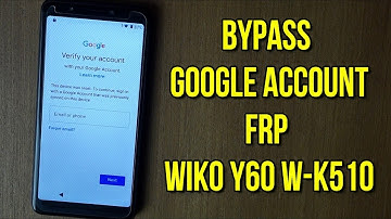WIKO Y60 W-K510 GOOGLE ACCOUNT|FRP BYPASS-ANDROID 9.0 WORKING 💯
