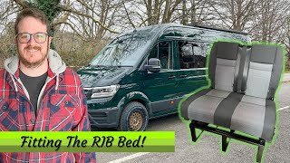 Rear Seats RIB Bed Install! | VW Crafter Camper Van Self-Build Conversion