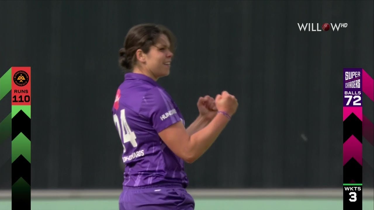 Alice Davidson Richards 3 wickets vs Birmingham Phoenix Women