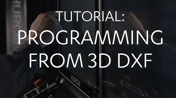 Tutorial: Conversational programming from 3D DXF files