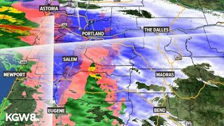 Portland snow storm: Live weather radar