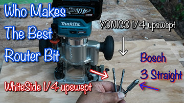 Flush trim 1/4” Router Bits…WhiteSide, YONICO and Bosch