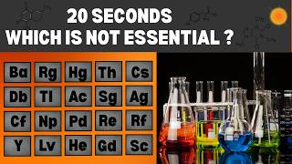 Periodic Table Quiz Which One is Not an Essential Element