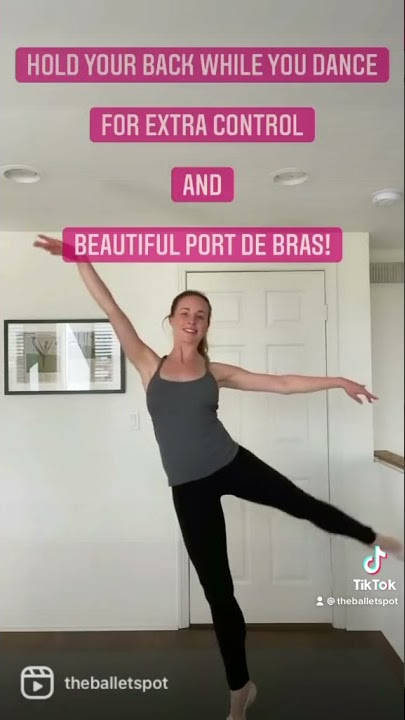 How to 'hold your back' in ballet!